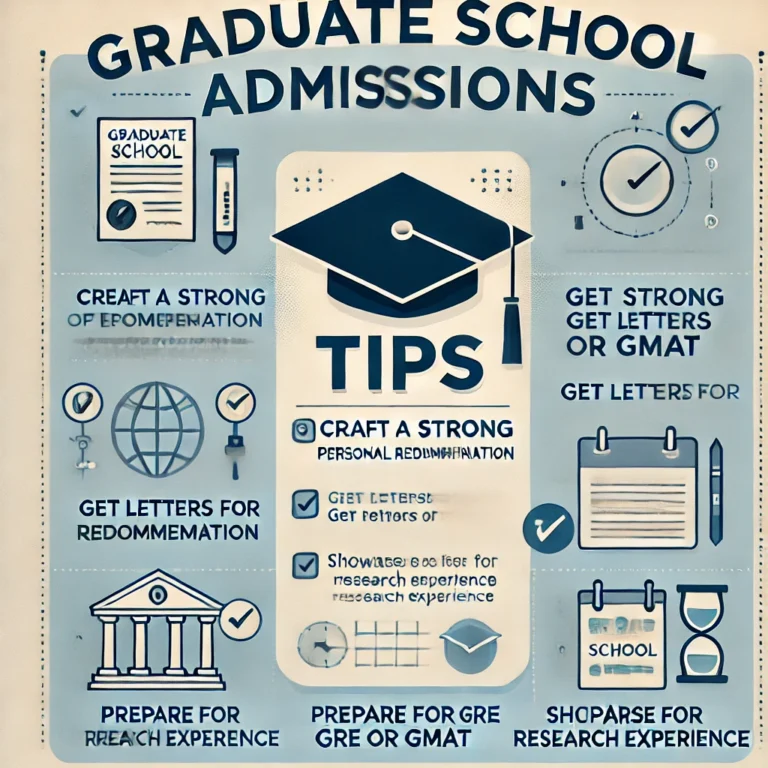 Graduate School Admissions Tips